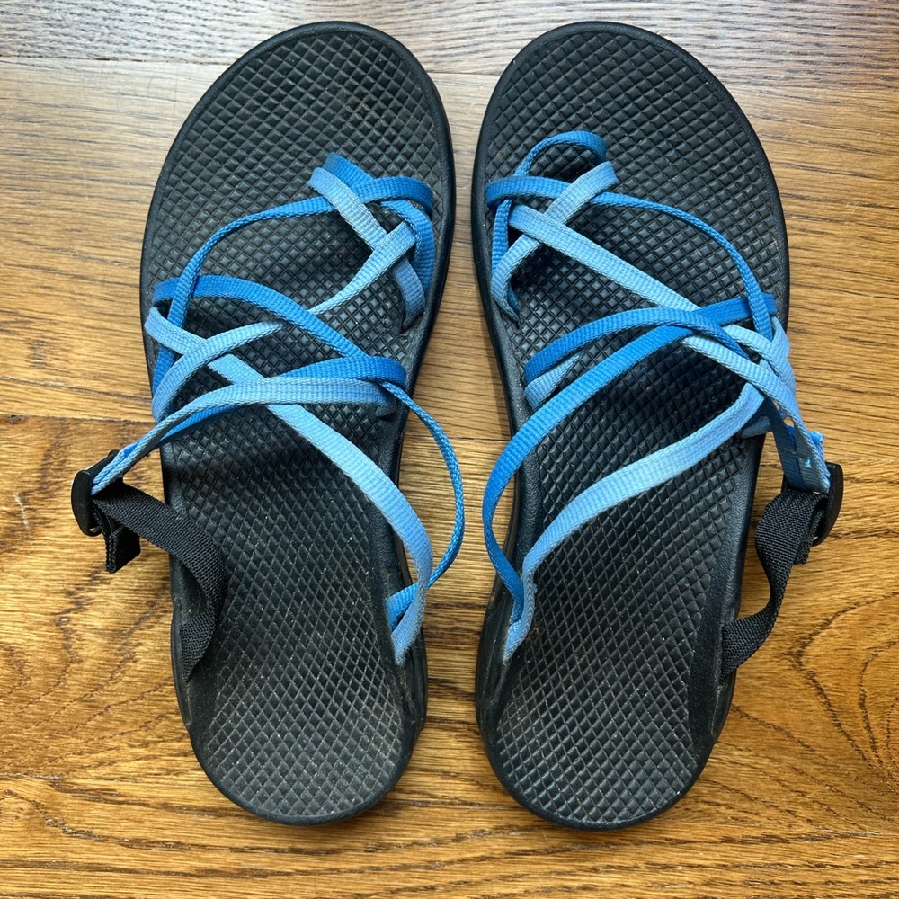 Stylish Black and Blue Women's Sandals